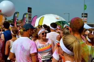 With Jeff (in the blue cap) and Clare on the left