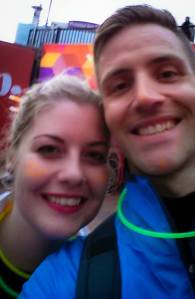 Before- getting our glo on